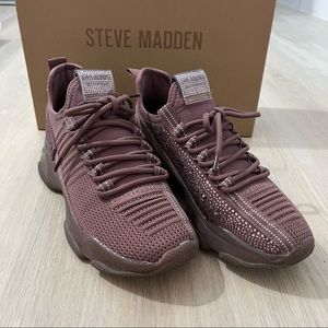 Steve Madden Rhinestone accent sneakers
